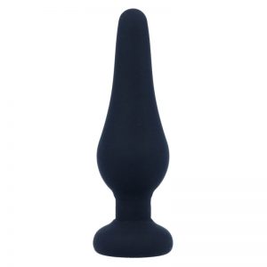 INTENSE ANAL PLUG PIPO S SILICONE PRETO 9,8 CM