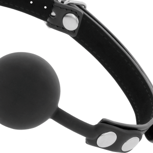 DARKNESS MORDAÇA COM BOLA SILICONE NEGRO