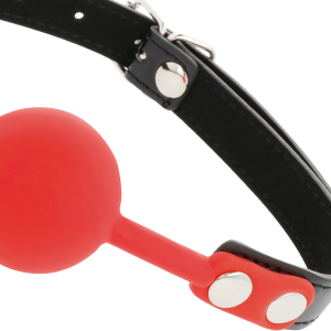 DARKNESS MORDAÇA COM BOLA SILICONE VERMELHO