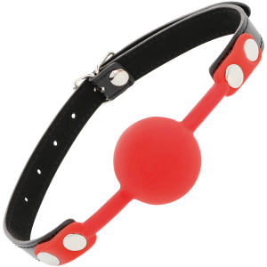 DARKNESS MORDAÇA COM BOLA SILICONE VERMELHO