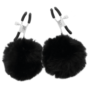 DARKNESS PINÇAS PARA MAMILOS COM POMPONS