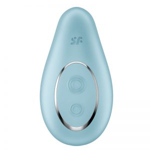 SATISFYER DIPPING DELIGHT LAY-ON VIBRATOR – AZUL
